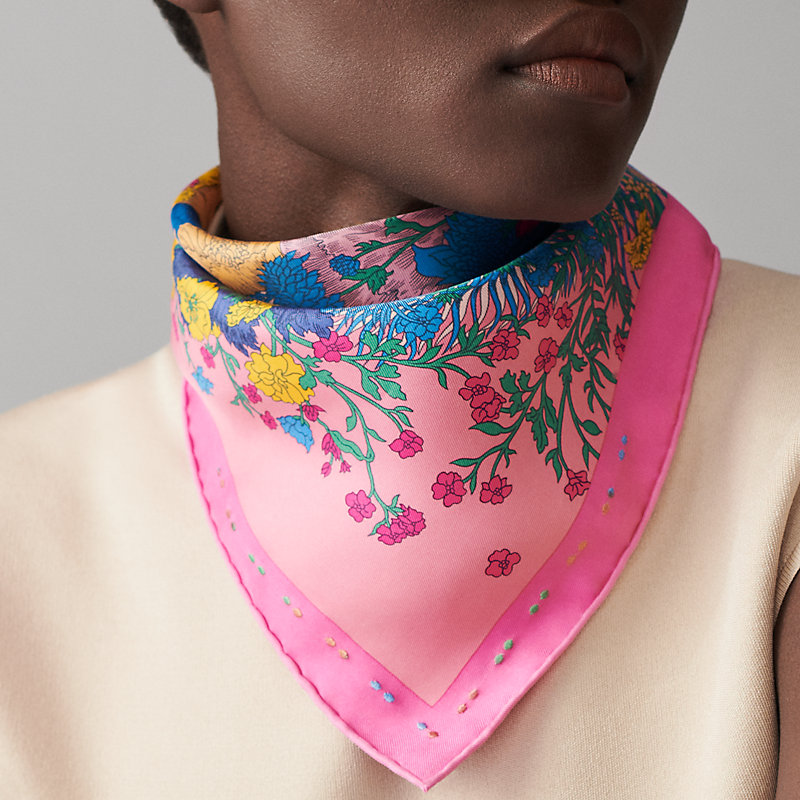 Robe Legere embroidered scarf 45 | Hermès USA